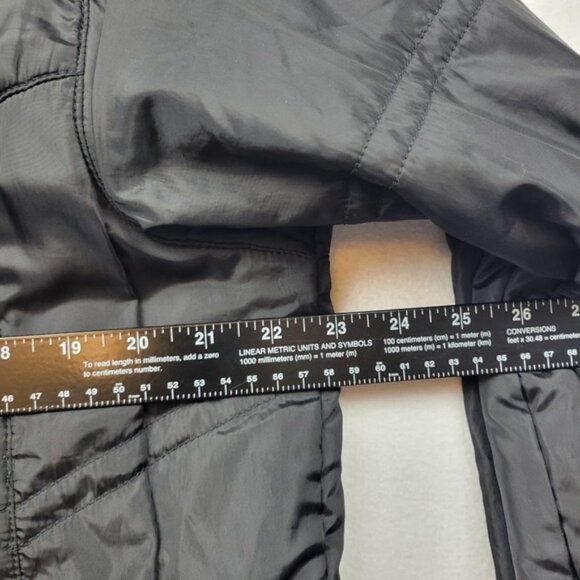 The North Face Mens Lightweight Puffer Jacket Black Insulated Medium Full Zip - Picture 4 of 16